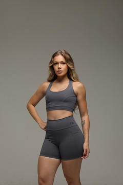 Conjunto Flow Cinza- (Top e Short) - Beond