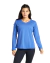 Remera Algodoón Escote V manga Larga - tienda online