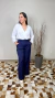 CALÇA FLARE MARINHO