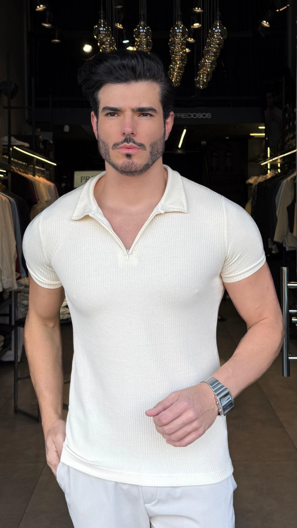 POLO FLORESÇA ZIPER OFF