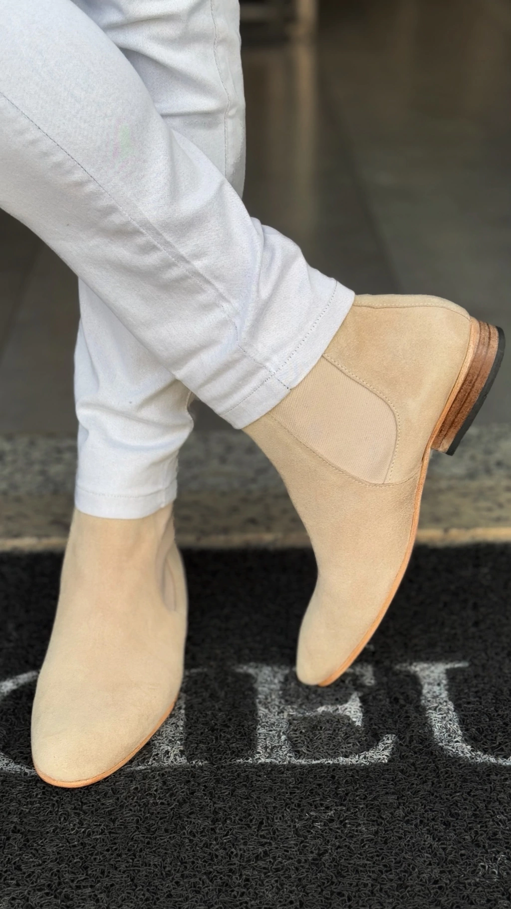 BOTA CHELSEA INGLESA AREIA