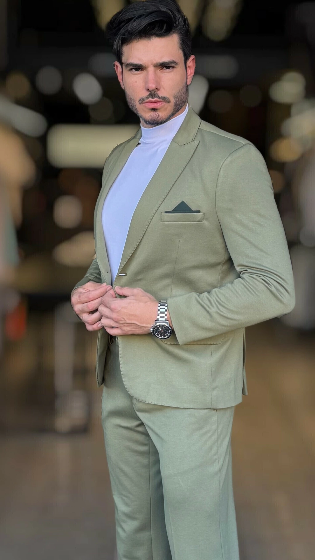 COSTUME TECH MALHA VERDE OLIVA