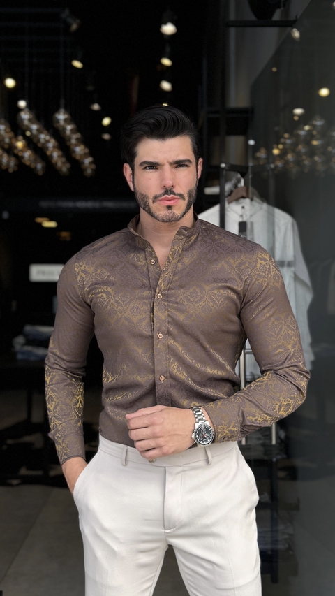 CAMISA IMPERADOR BROWN GOLD