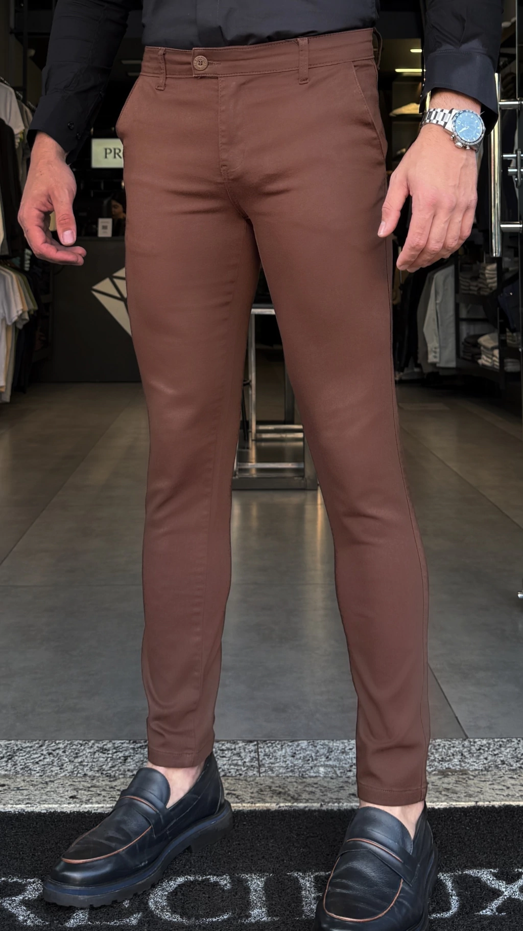 CALÇA ALFAIATARIA SARJA TECNOLÓGICA TERRA