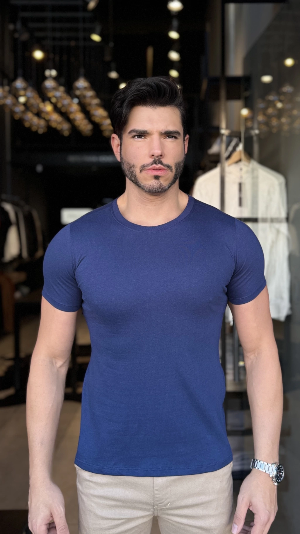 CAMISETA INFINIT BASIC AZUL MARINHO