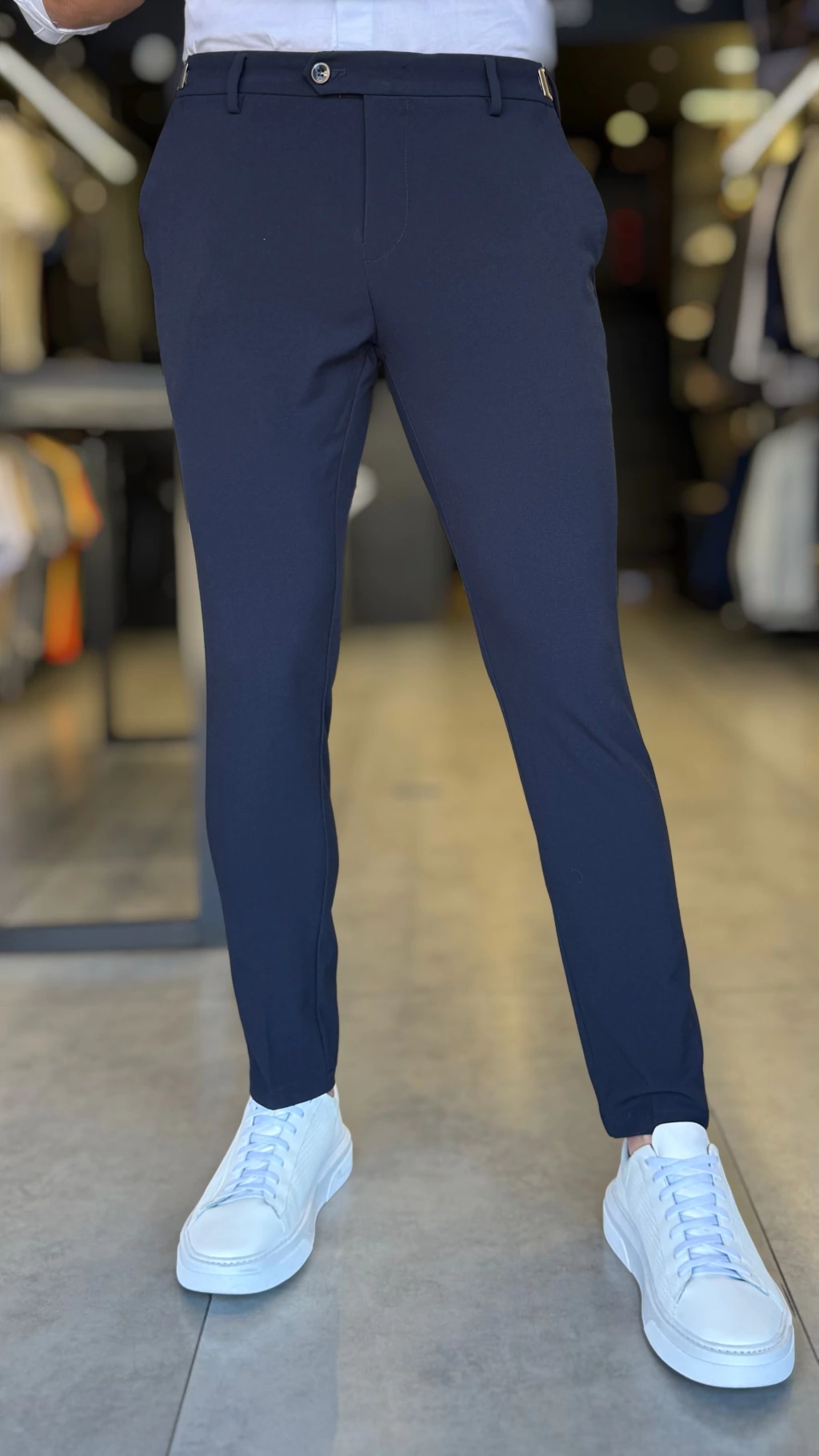 CALÇA ALFAIATARIA ATHENAS AZUL MARINHO