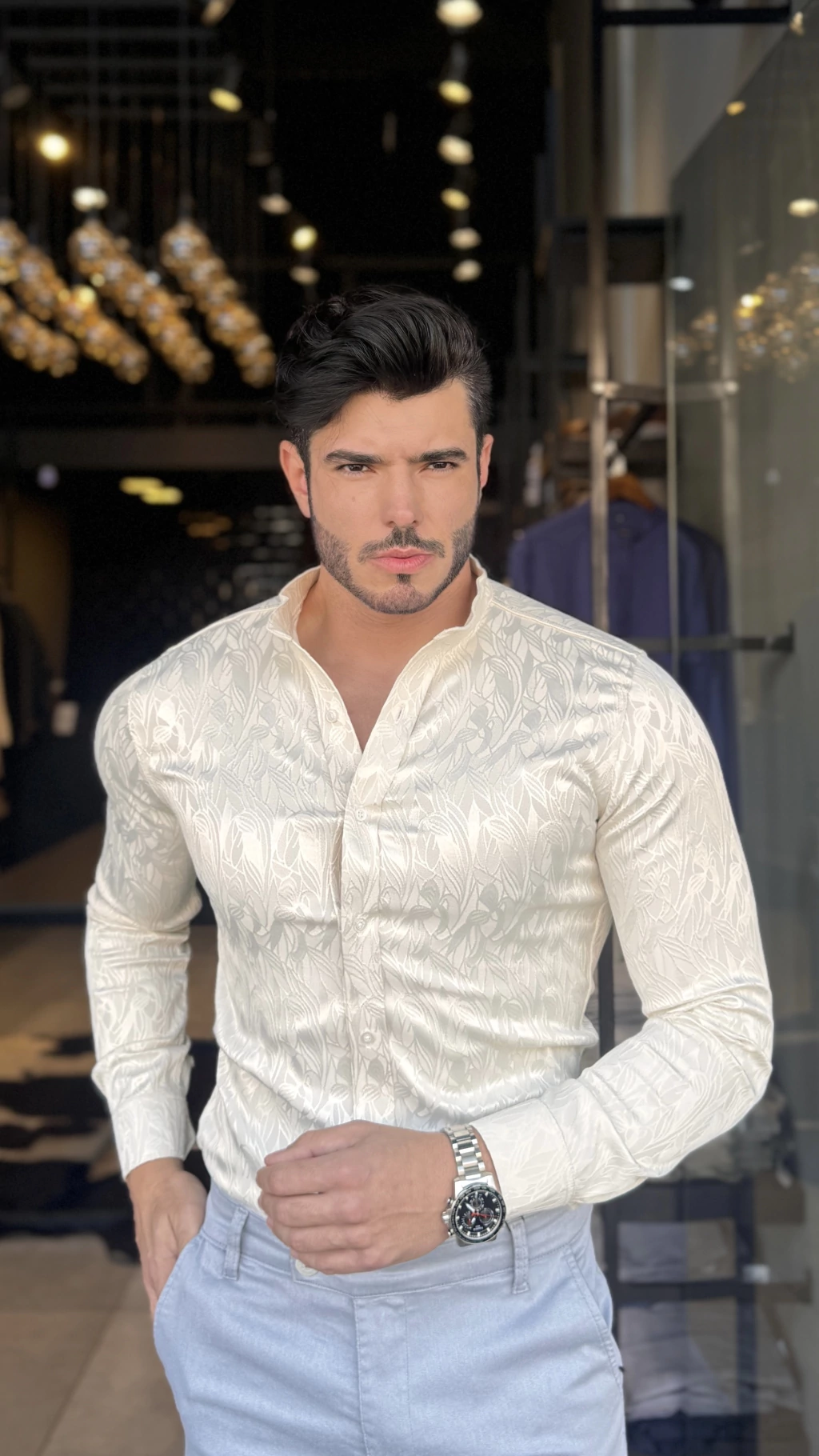 CAMISA IMPERADOR PÉROLA