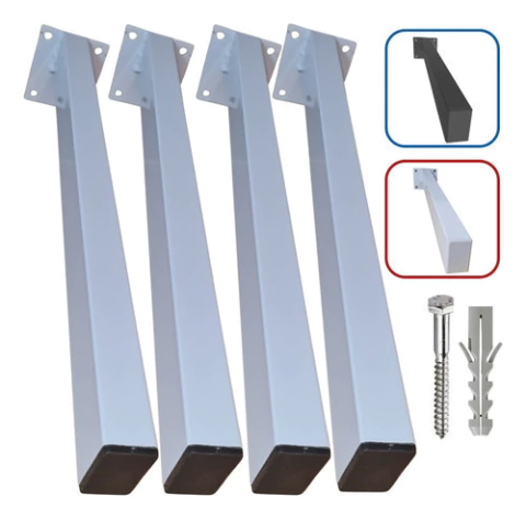 Suporte Para Pia De Parafusar 50cm 4un Grapa Granito Bancada