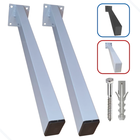 Suporte Para Pia De Parafusar 45cm 2un Grapa Granito Bancada