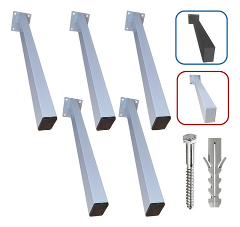 Suporte Para Pia De Parafusar 60cm 5un Grapa Granito Bancada