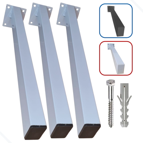 Suporte Para Pia De Parafusar 35cm 3un Grapa Granito Bancada