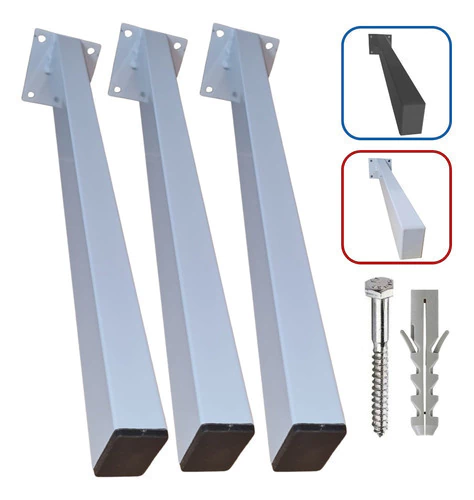 Suporte Para Pia De Parafusar 50cm 3un Grapa Granito Bancada