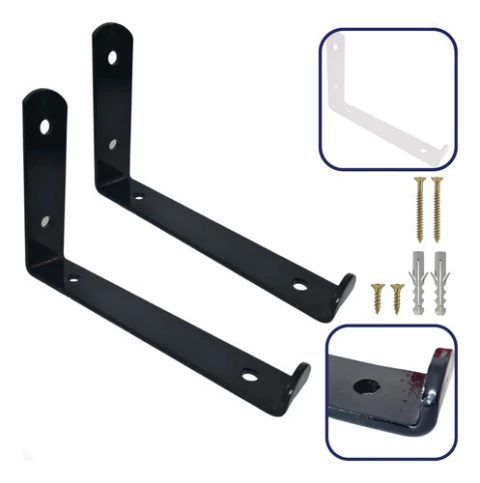 Mão Francesa Invertida 50cm 5mm 2 Peças Industrial Reforçada