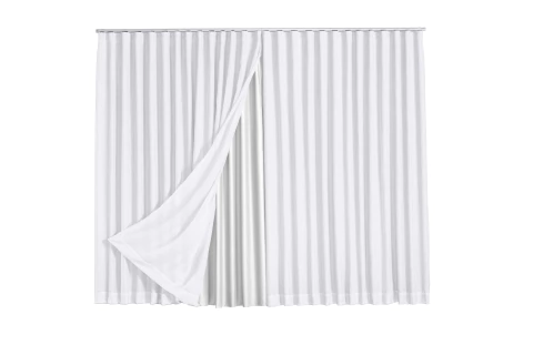 Cortina Blackout 100% 2,50x3,00 com Linho 4,00x3,00 Para Trilho Suiço Duplo - comprar online