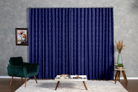 Cortina Jacquard 8,00x2,30 Para Trilho Suíço