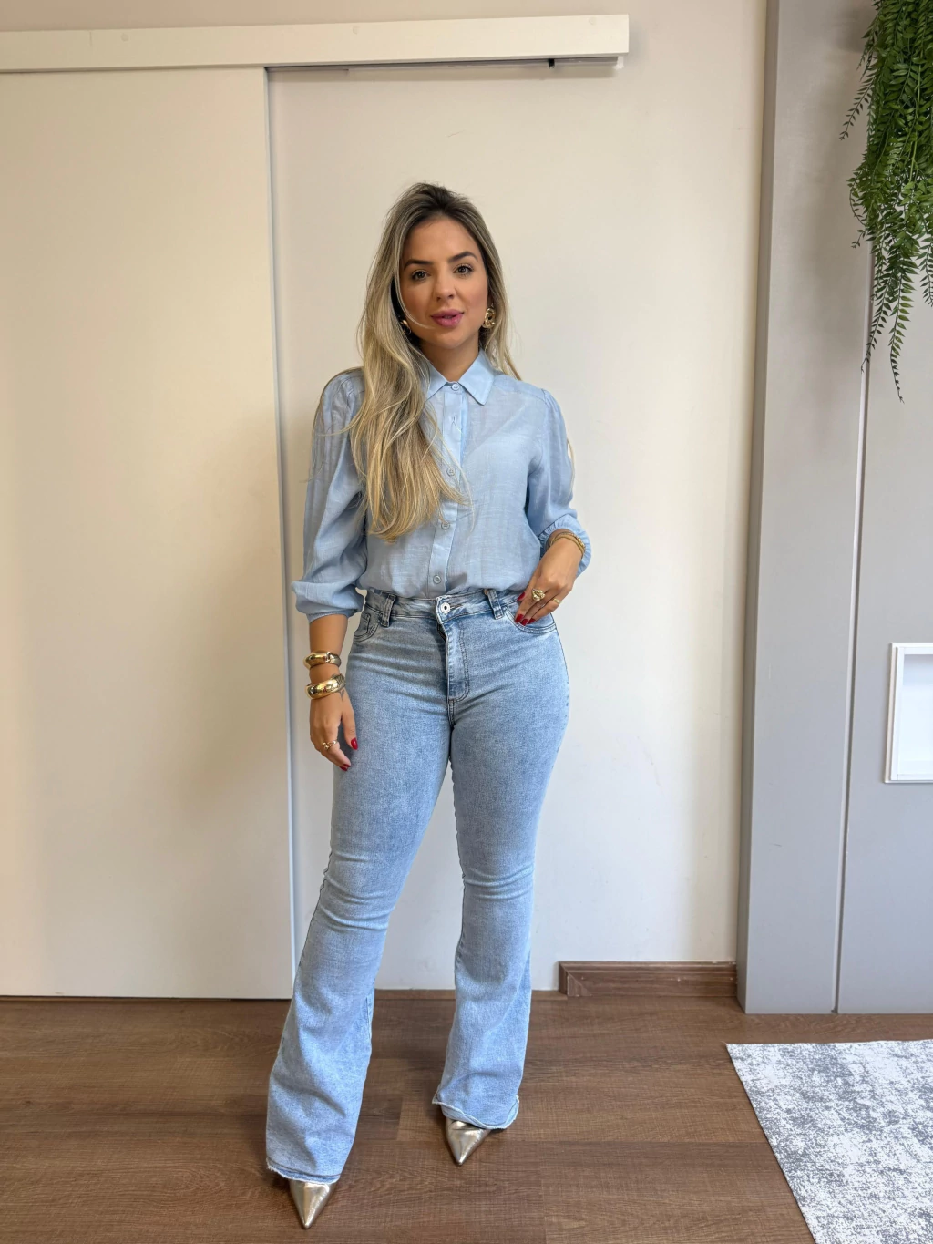 Calça Jeans Flare Jéssica