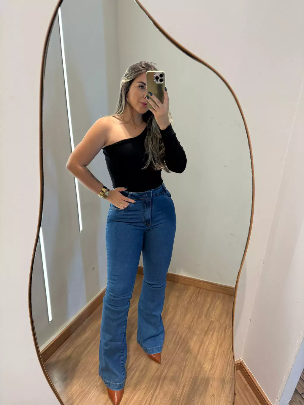 Calça Alba Jeans Flare