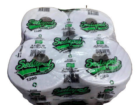 Papel Higiénico Institucional 200m x 8u. Cono Chico