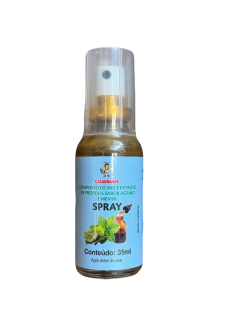 COMPOSTO DE MEL E PROPOLIS SABOR AGRIÃO E MENTA 35ML - comprar online