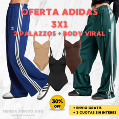 2x1 Adidas Palazzo + 1 Body Modelador de Regalo - Oferta por tiempo limitado - comprar online