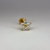 Labret flor cravejada rosca interna 1.2x8x6 - Titânio PVD Gold