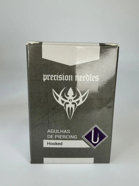 Caixa Agulha Precision Needles Hooked 16G 100 unid