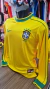 Camisa Brasil Retrô 1998 Amarela Manga Longa - loja online