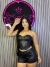 conjunto couro fake