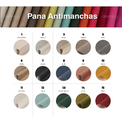 Respaldo con Tachas Separadas - tienda online