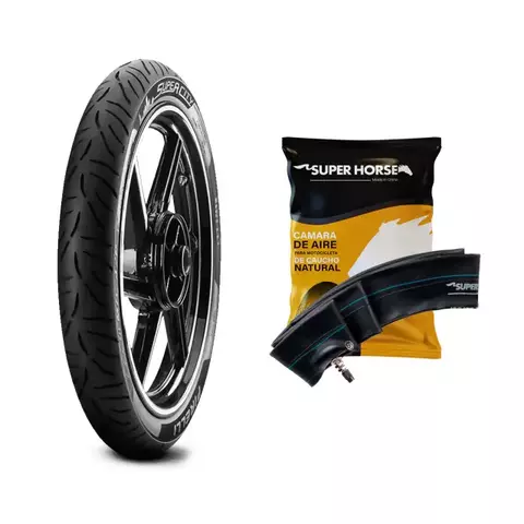 Cubierta delantera 2.50-17 Pirelli Super City + cámara - comprar online
