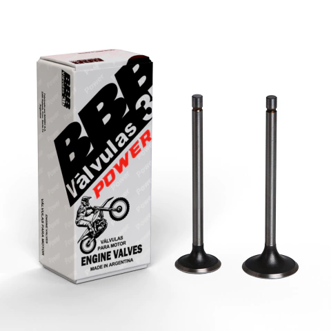 Juego Valvula Bbb Power Adm-40278/Esc-40279 Honda Cg125/Storm/Cb1/Nxr Bross/Tundra