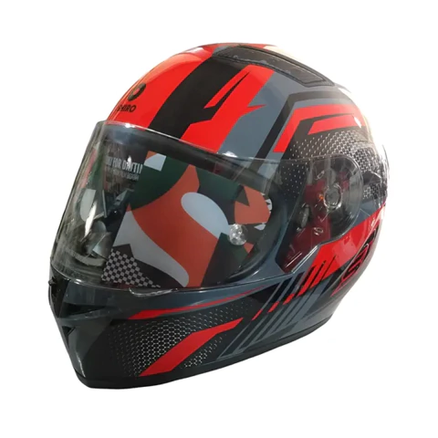 Casco Shiro integral SH-600 Motegui 2 negro y rojo - comprar online
