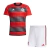 Kit Infantil Flamengo I 23/24 - Adidas - Vermelho e preto