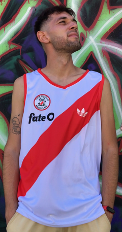 Musculosa Retro River Plate Blanca (1986) - comprar online