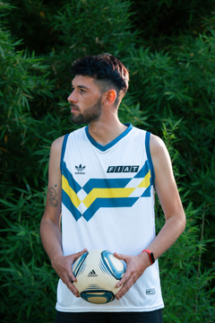 Musculosa Retro Boca Juniors Blanca 1990 - Bear Team