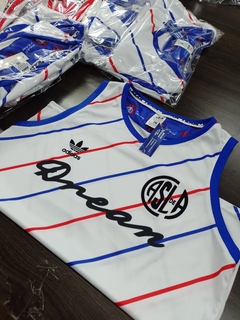 Musculosa Retro San Lorenzo Blanca 1987 - Bear Team