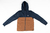 JAQUETA CORTA VENTO J-BAY AZUL E MARROM - comprar online