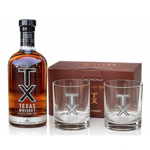 Whiskey Texas con vasosx2