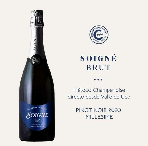 Soigne Pinot Noir Brut - comprar online