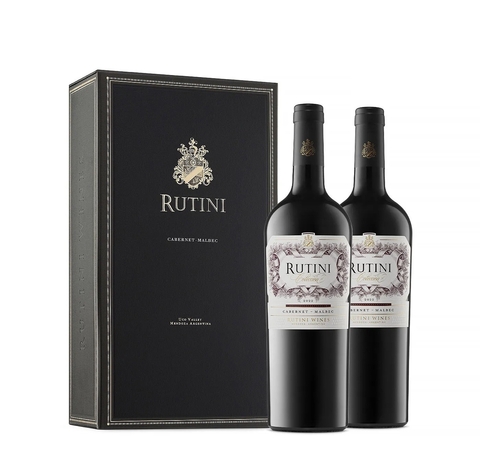 Estuche x 2 Rutini Cabernet Malbec - comprar online