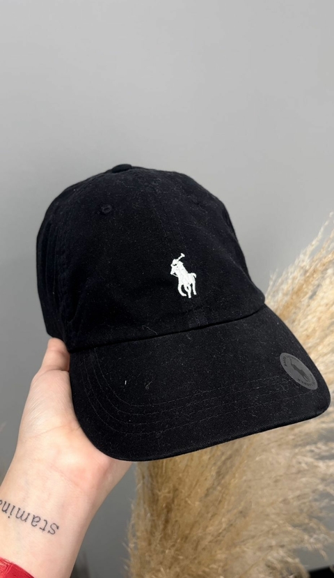 Boné Polo Preto/Branco - comprar online