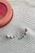 Brinco Ear cuff corações banhado a prata - comprar online