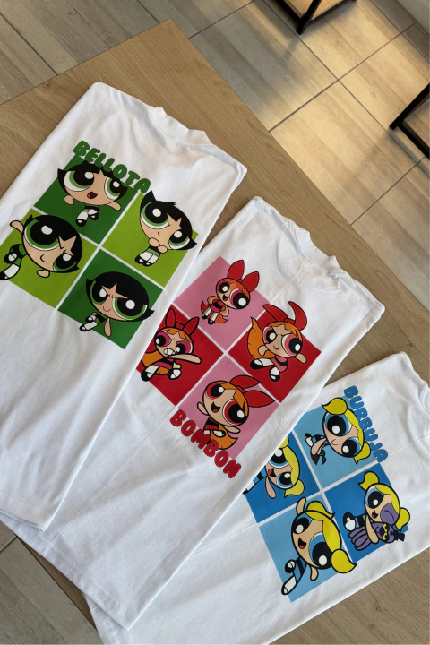 COMBO REMERAS - CHICAS SUPERPODEROSAS