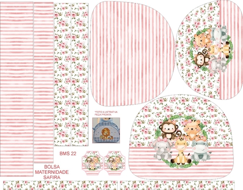 BOLSA MATERNIDADE SAFIRA CODIGO - BMS 22 - comprar online