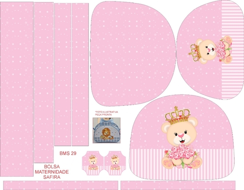 BOLSA MATERNIDADE SAFIRA CODIGO - BMS 29 - comprar online