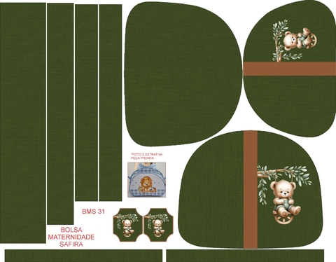 BOLSA MATERNIDADE SAFIRA CODIGO - BMS 31 - comprar online