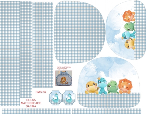 BOLSA MATERNIDADE SAFIRA CODIGO - BMS 33 - comprar online