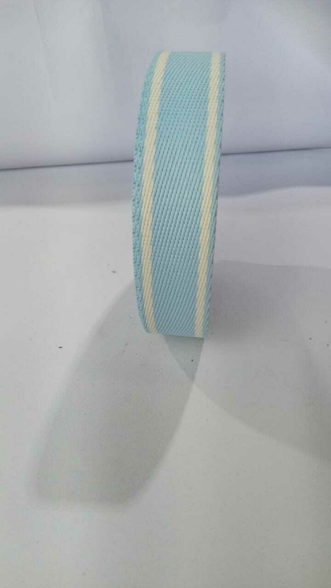 ALÇA CHIC 30MM - Azul Bebê com Branco - comprar online