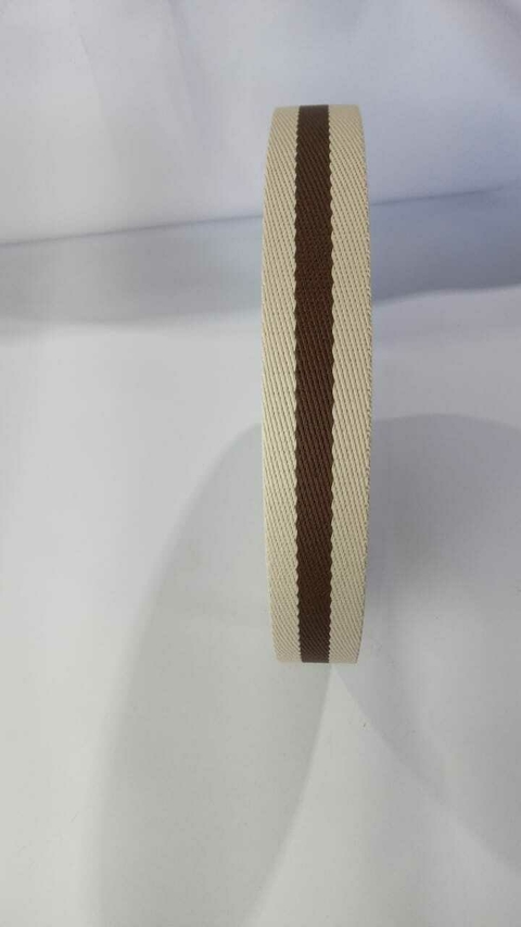 ALÇA CHIC 30MM -Palha Listra Café - comprar online