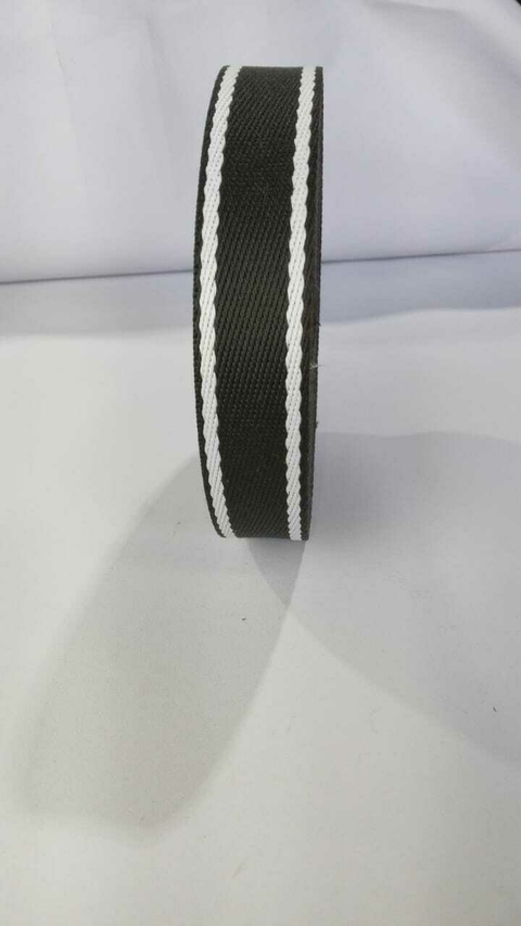 ALÇA CHIC 30MM -Preto com branco - comprar online